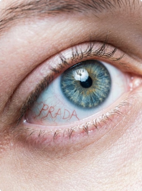 PRADA Macro Eye Luxury Fashion Photography