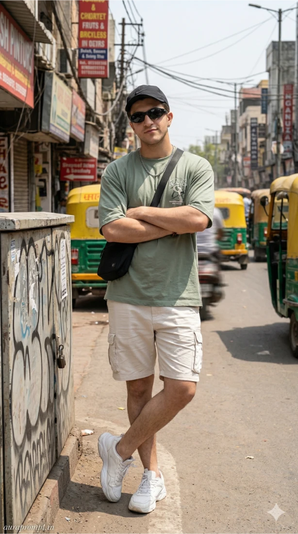 Realistic Delhi Summer Portrait 8K