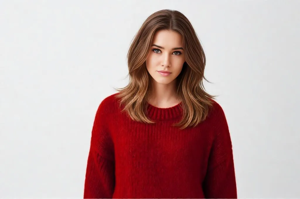 Shoulder Length Cut Hairstyle AI Prompt