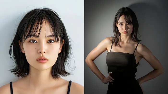 Studio Fashion Portrait Lighting Prompt