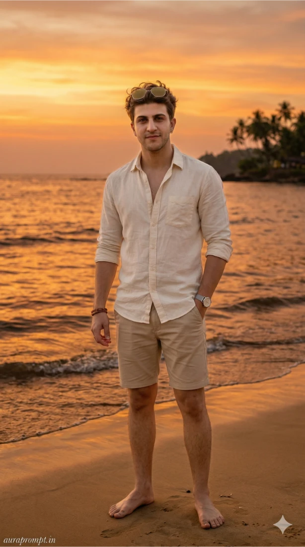 Ultra Realistic Beach Portrait Edit