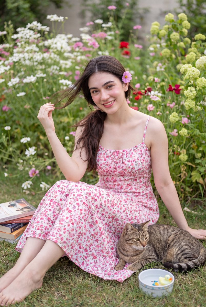 AI Portrait Prompt for Dreamy Secret Garden