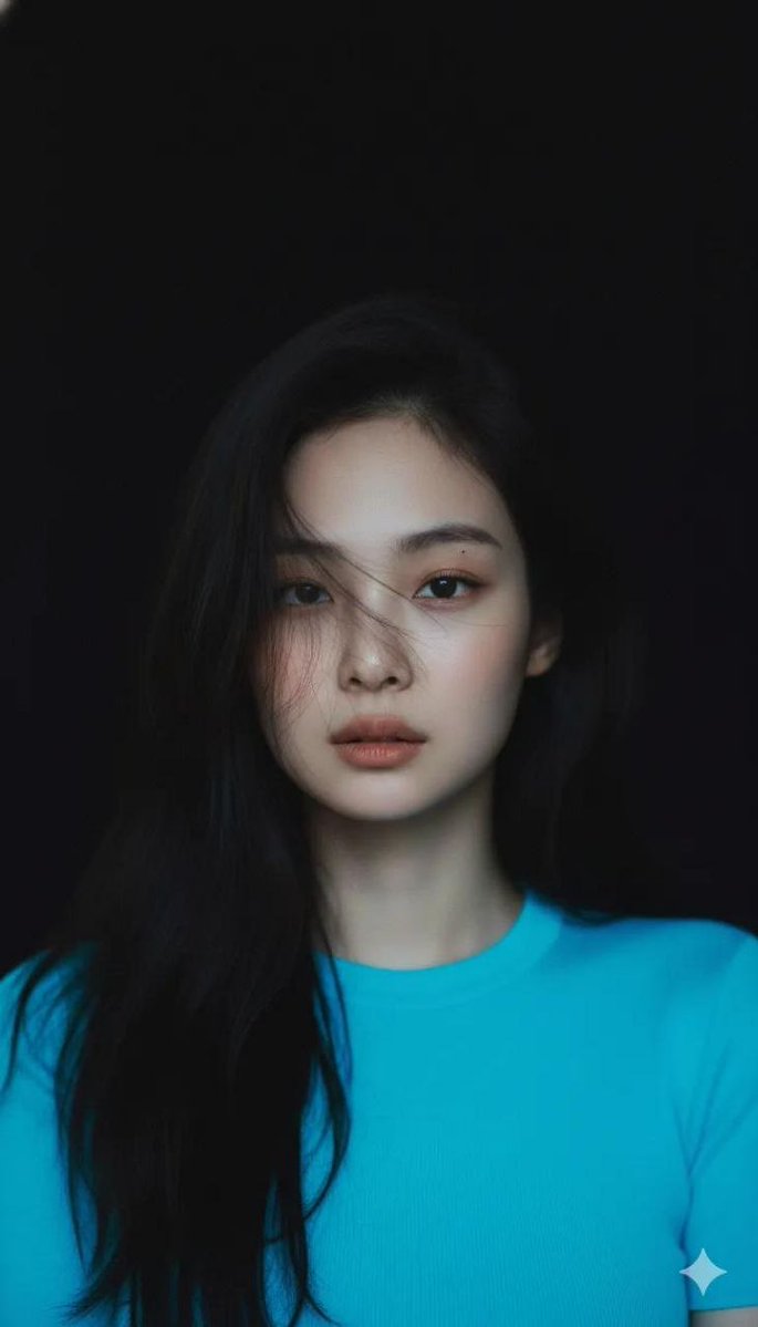 AI Portrait Prompt: Melancholic Cinematic Young Woman with Floral Floral Tone