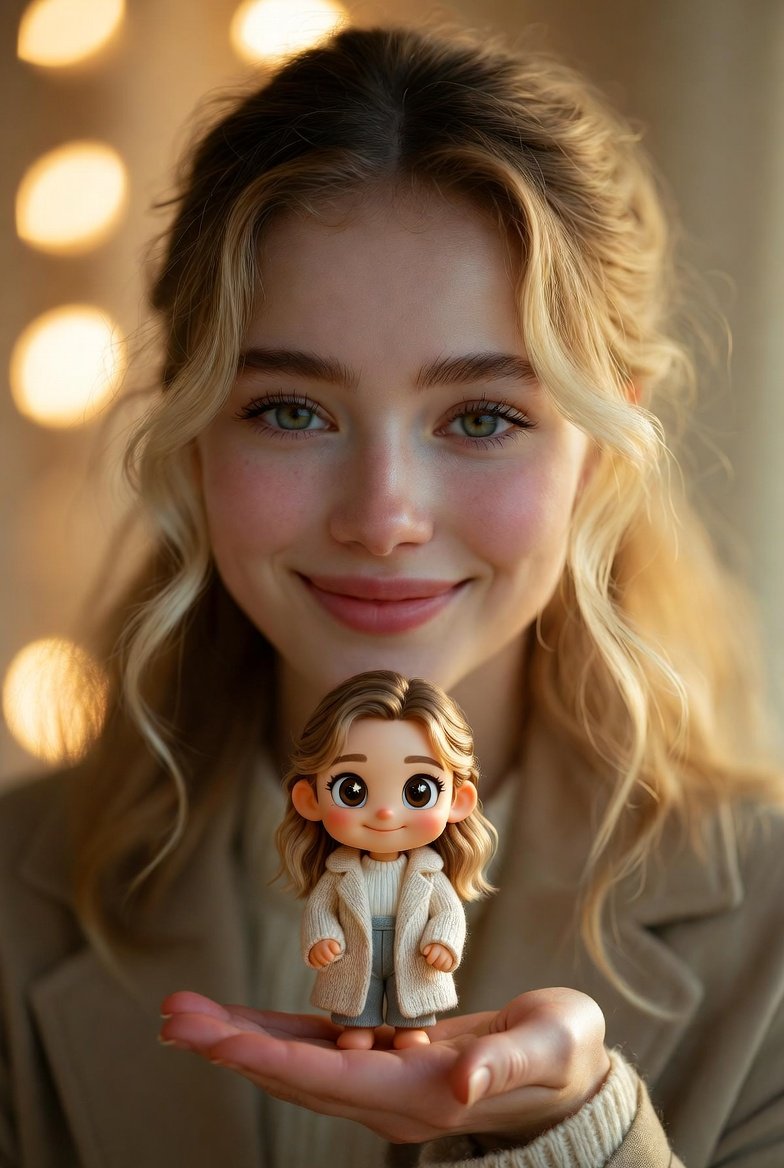 AI Prompt for a Chibi Portrait with Detailed Studio Environment
