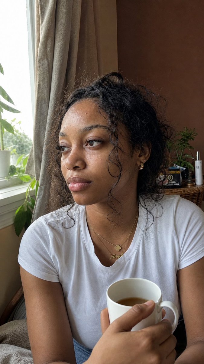AI Prompt for Authentic iPhone Portrait of African Woman