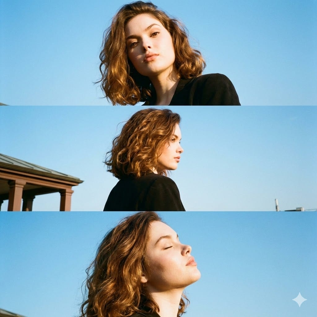 AI Prompt for Generating a Triptych Portrait with Strict Identity Lock