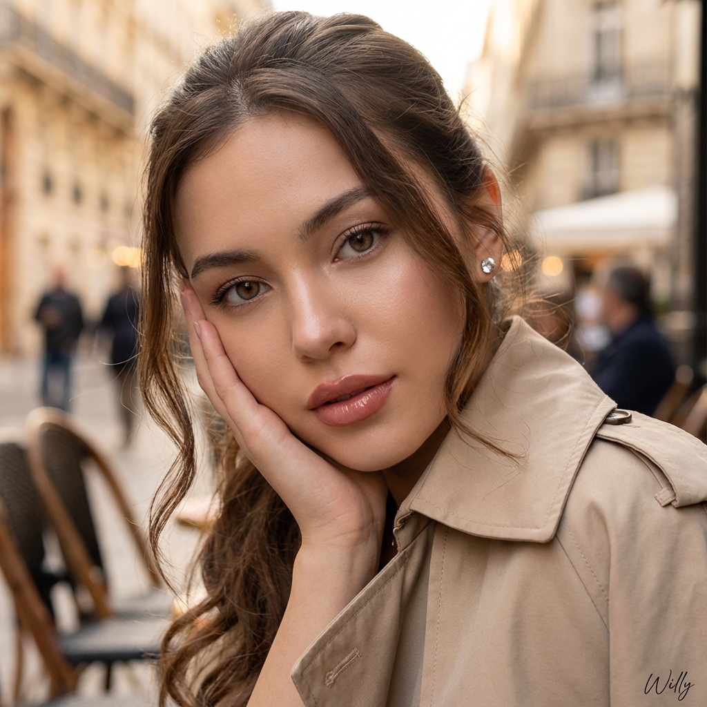 AI Prompt for Highly Detailed Portrait of Young Eurasian Woman