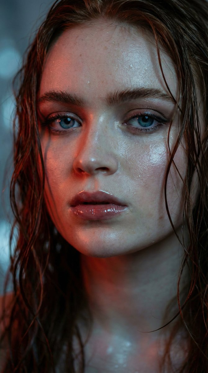 AI Prompt for Hyper-Realistic Portrait of Anya Taylor-Joy with Wet Hair