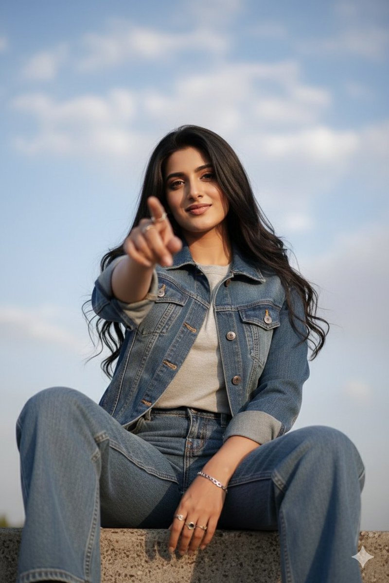 AI Prompt for Low-Angle Portraits of South Asian Women