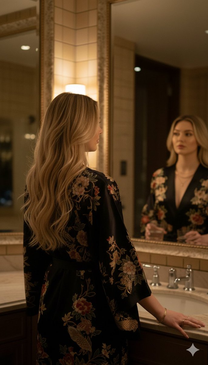 AI Prompt for Luxury Tokyo Hotel Bathroom Portrait