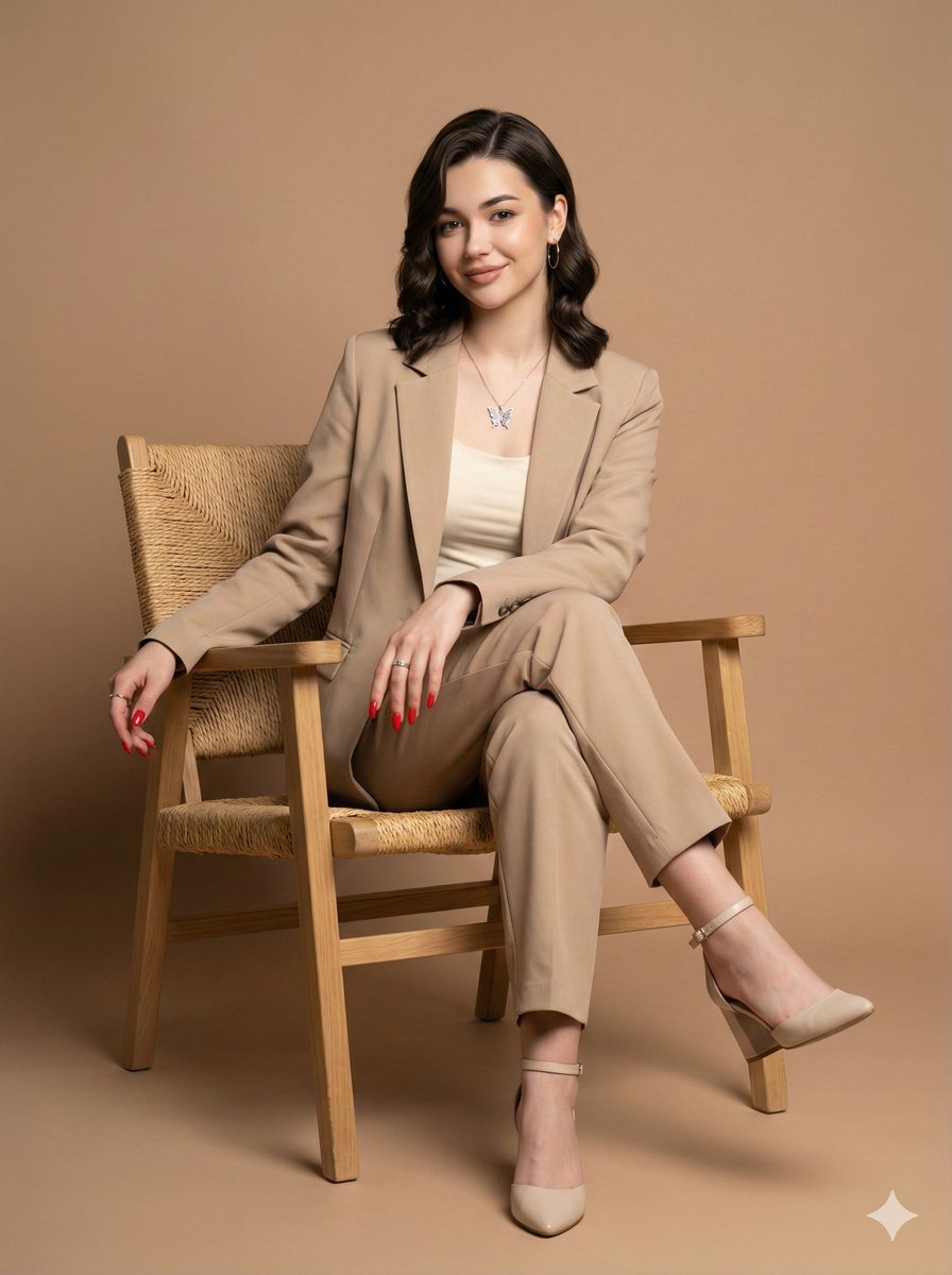 AI Prompt for Professional Female Studio Portrait