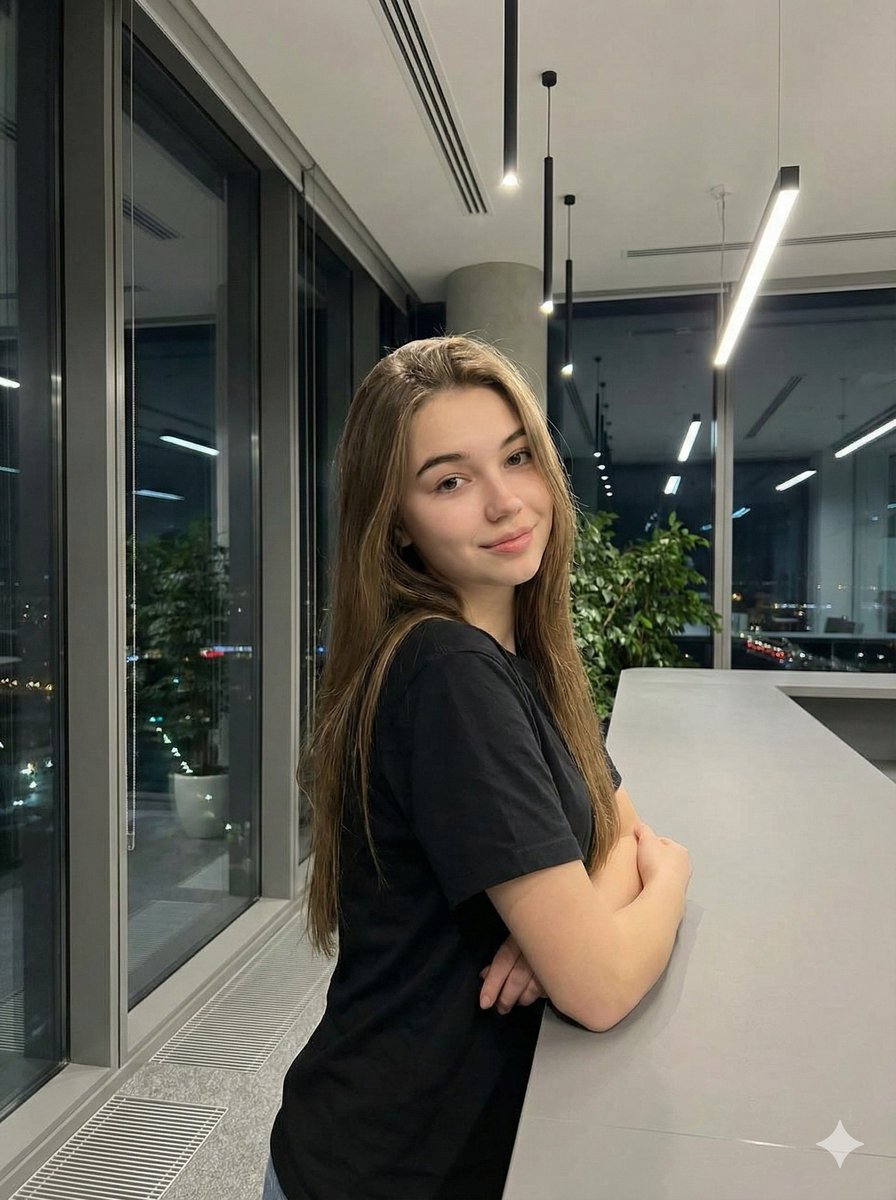 AI Prompt for Realistic Corporate Portrait in a Modern Office