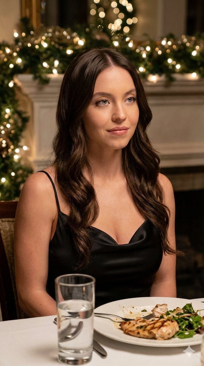 AI Prompt for Realistic Female Portrait in Evening Attire