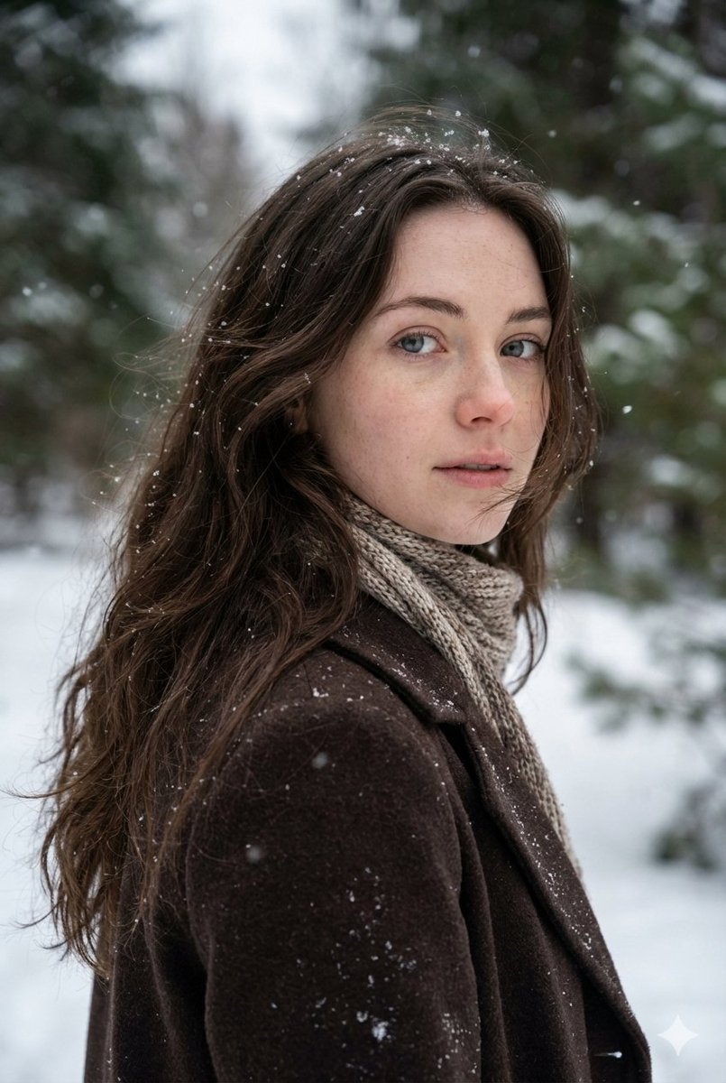 AI Prompt for Realistic Winter Portrait