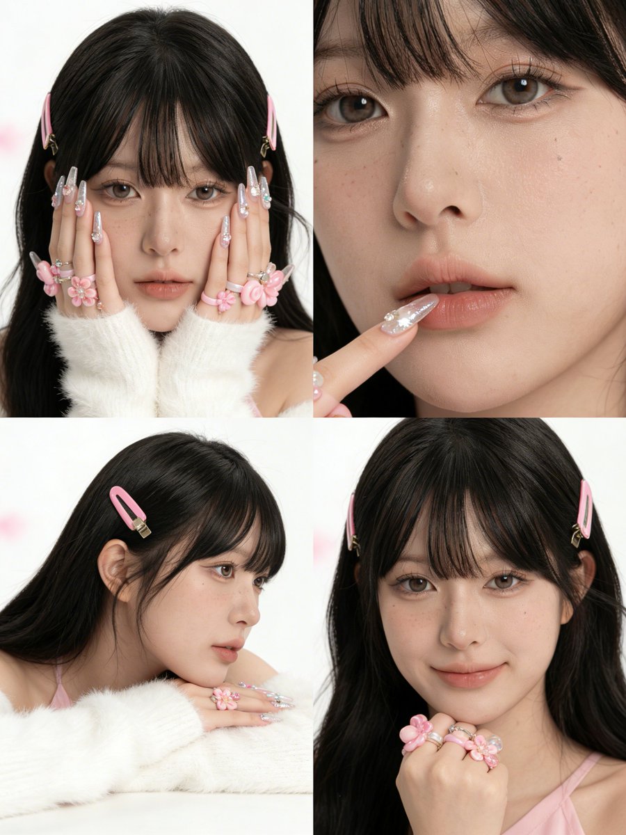 AI Prompt for Simplified Korean Aesthetic Portrait of a Girl Group Member