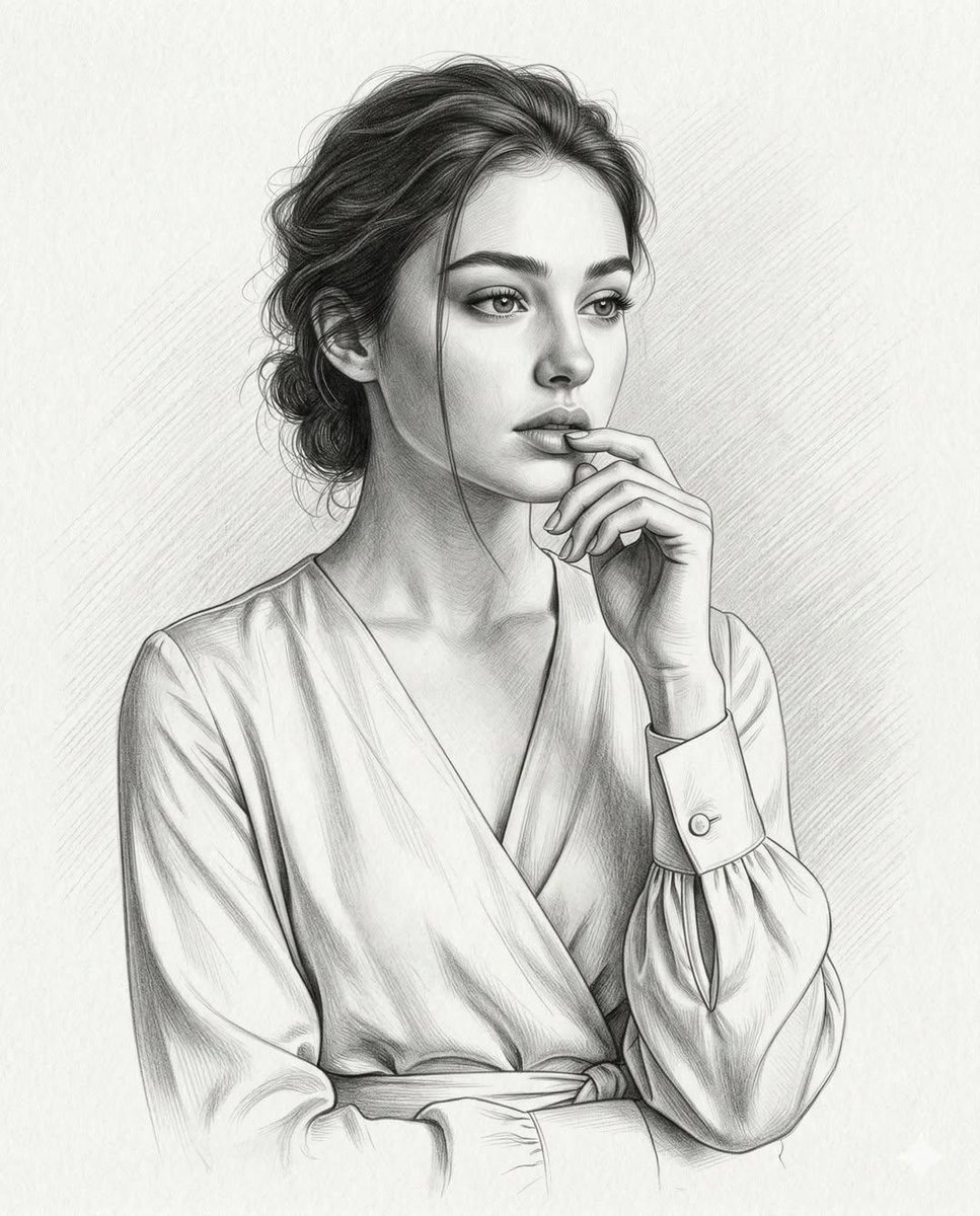 AI Prompt for Ultra-Realistic Graphite Pencil Portraits of Women