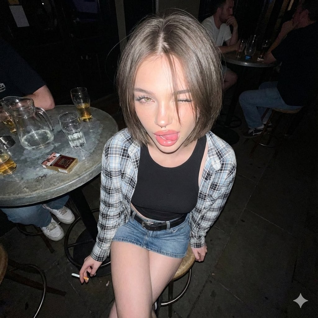AI Prompt for Y2K Grunge Portrait Photography