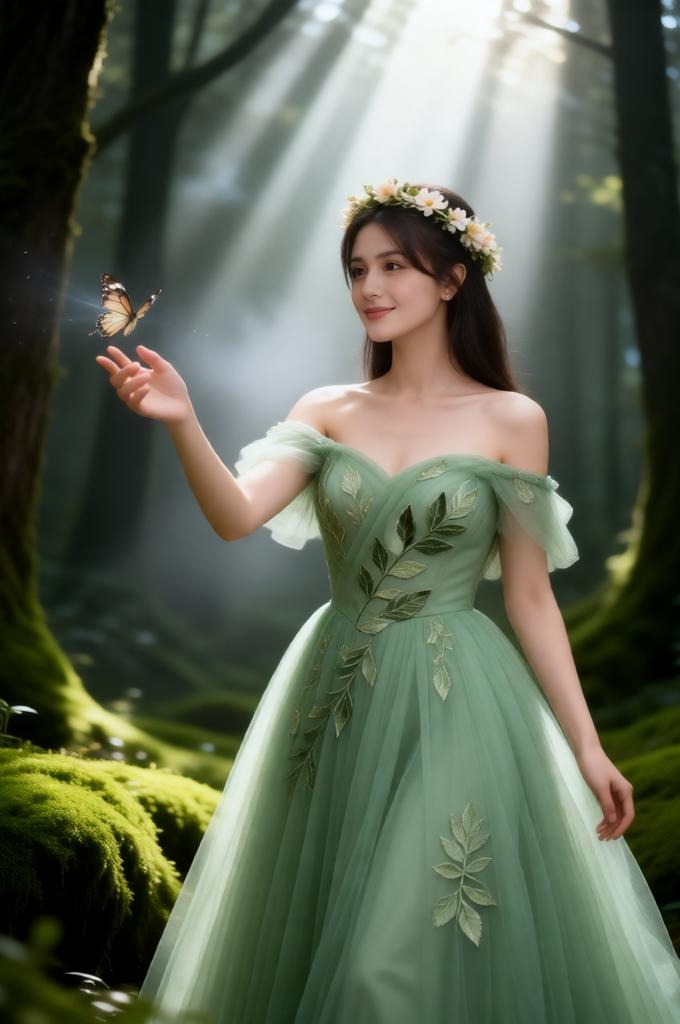 Enchanted Forest Female Portrait – 8K Cinematic