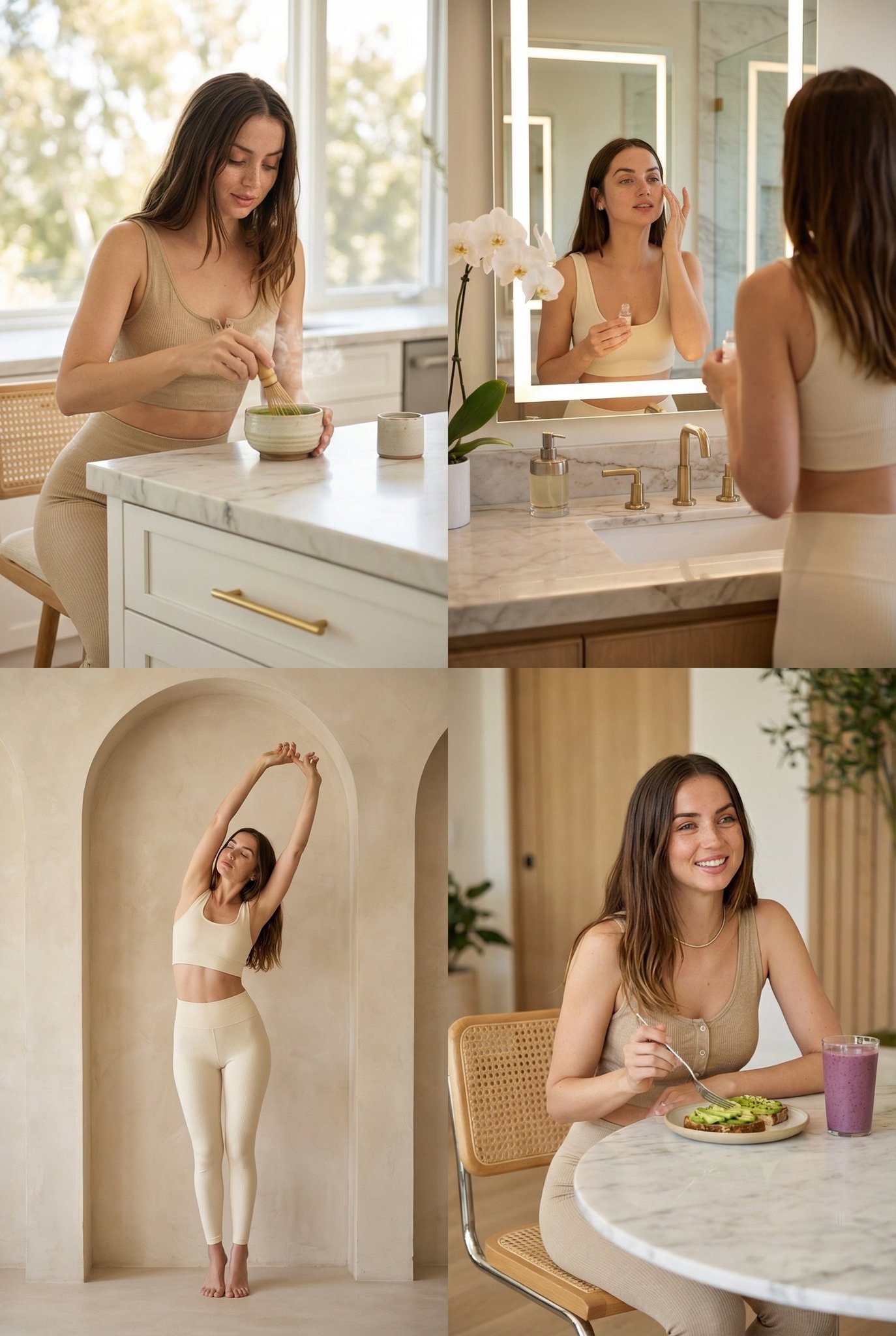 Luxury Wellness Lifestyle Photorealistic AI Art