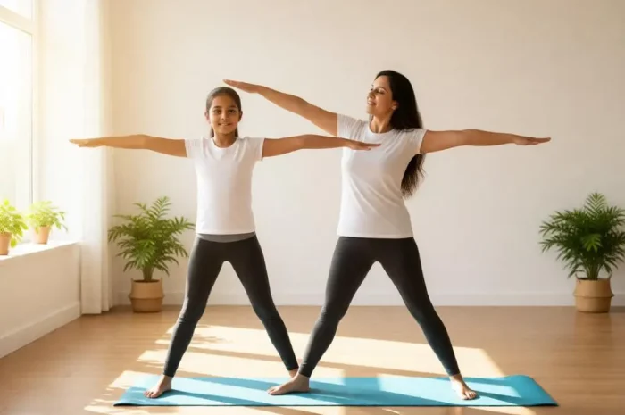 Mother Daughter Yoga Morning Stretch Yoga