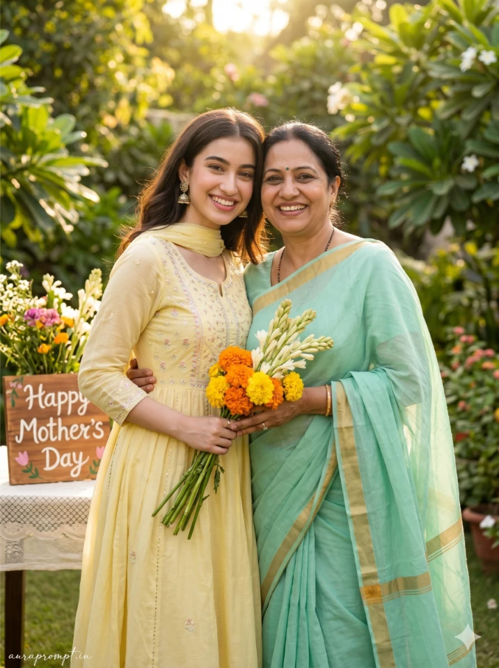 Mother's Day AI Photo Editing Prompt for Gemini