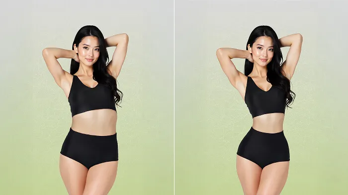 Realistic Slim Waist Portrait Prompt
