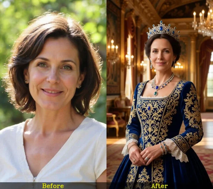 Royal Queen Portrait AI Photo Editing Prompt