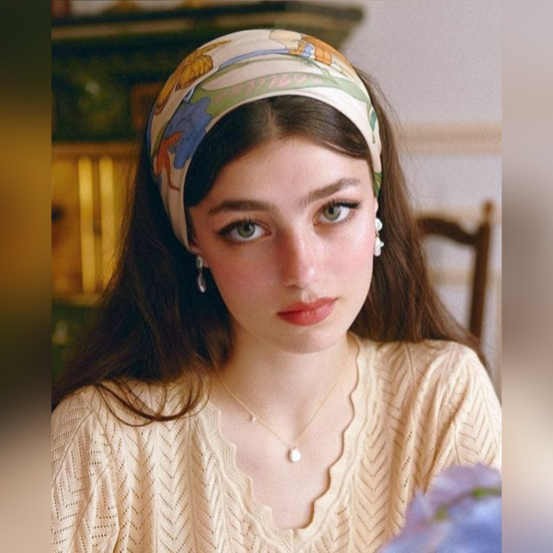 Stunning White Girl with Wide Doe Eyes