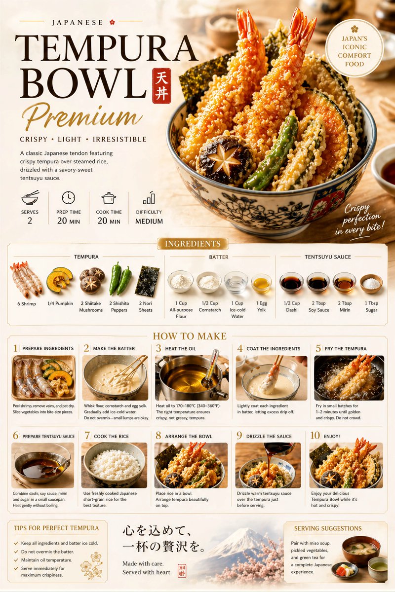 AI Food Poster Template: Professional Recipe Design