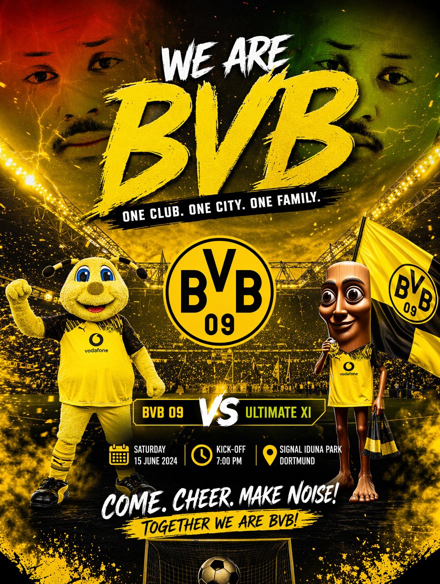 AI Graphic Design Prompt: Epic Soccer Event Flyer Redesign