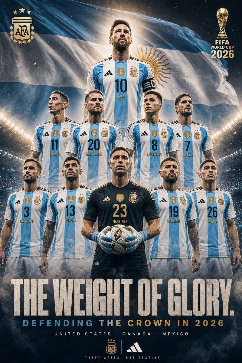 AI Prompt for 2026 World Cup Argentina Football Team Poster