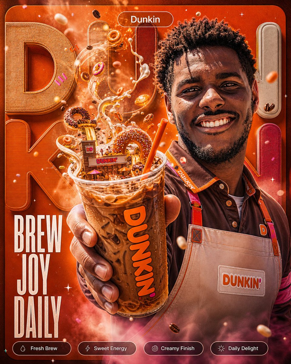 AI Prompt for 3D Coffee Shop Advertising Poster with Typography