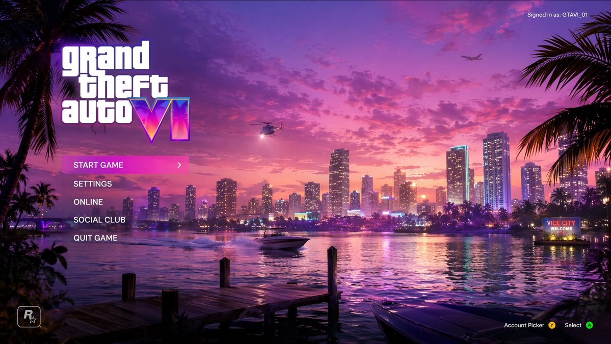 AI Prompt for a Vibrant Synthwave-Style Video Game Main Menu