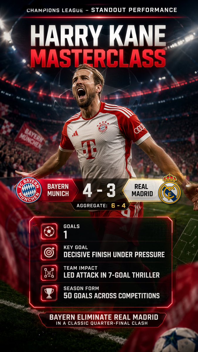 AI Prompt for Automatic Champions League Highlight Card Generator with Stats and Team Colors