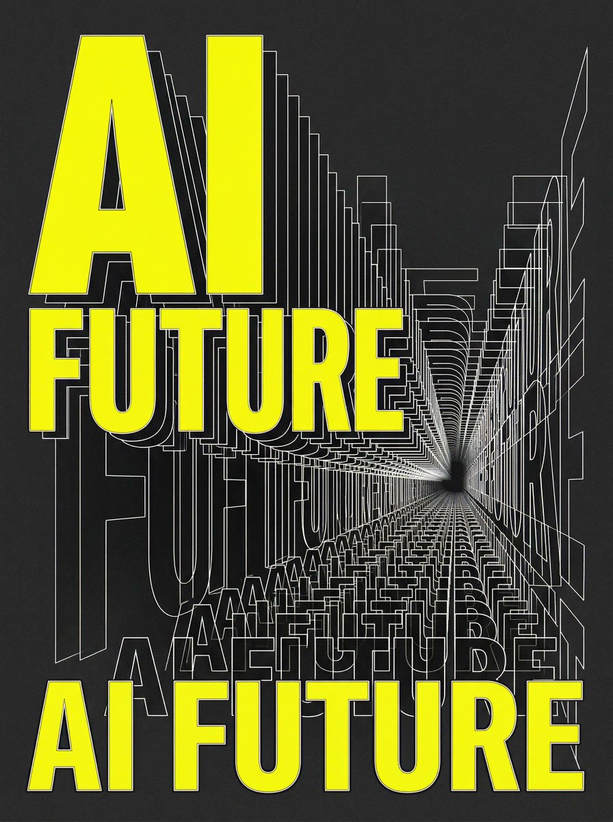 AI Prompt for Bold Typography Design with Futuristic Vibe
