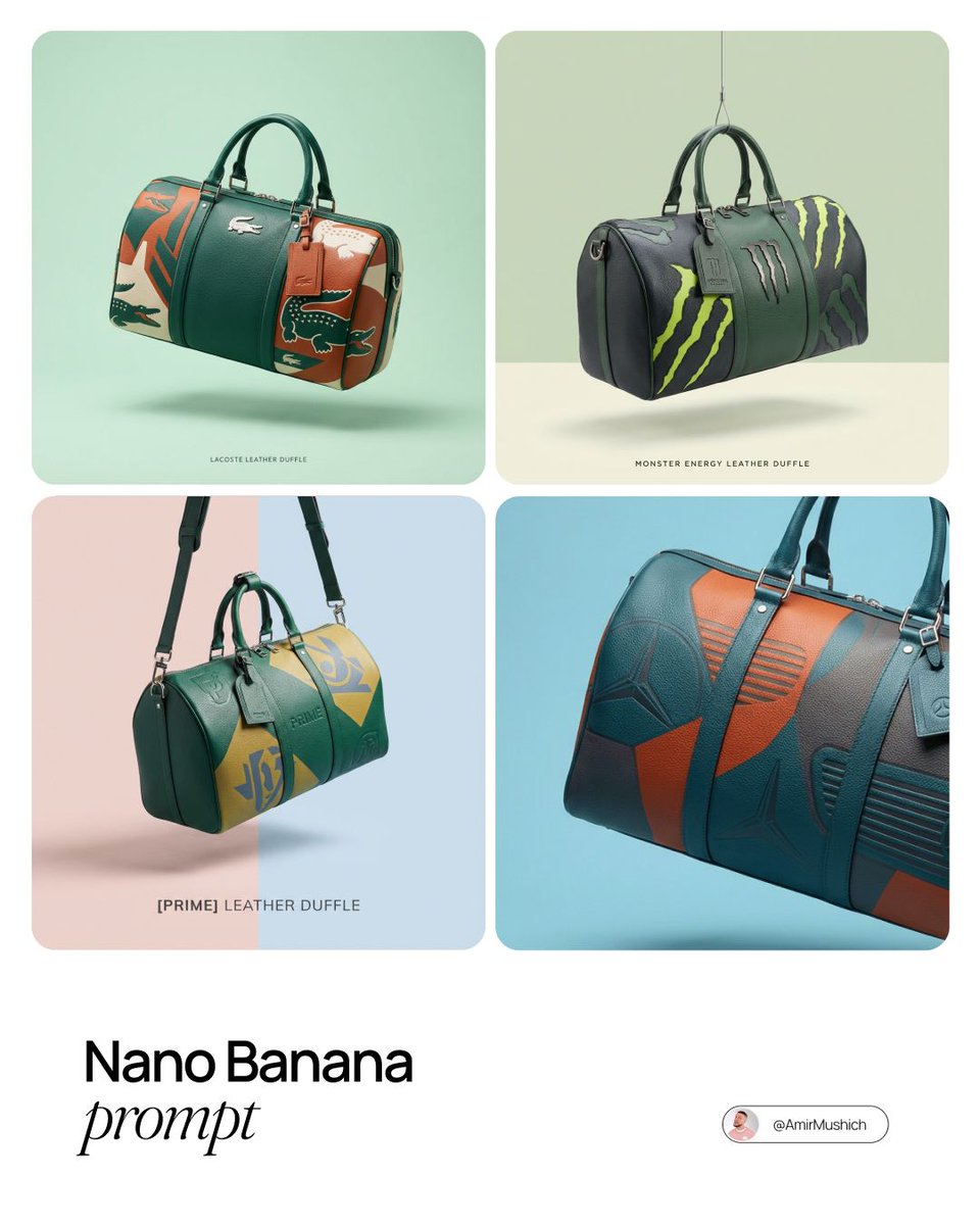 AI Prompt for Brand-to-Duffle Design Conversion
