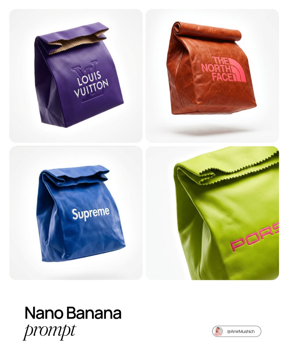 AI Prompt for Branded Luxury Fast Food Bag Design