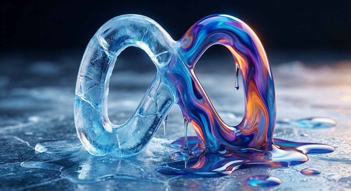 AI Prompt for Cinematic 3D Logo Design with Frozen and Liquid Elements