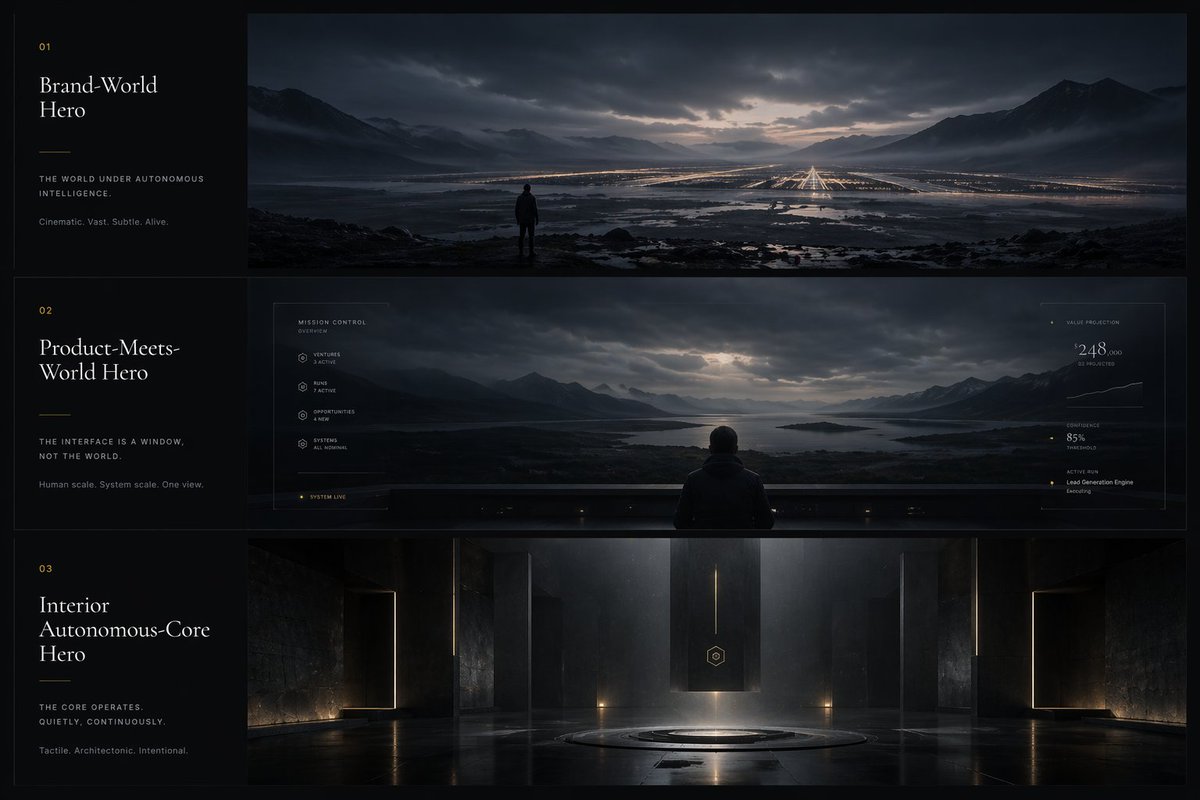 AI Prompt for Cinematic Autonomous AI Brand System Design
