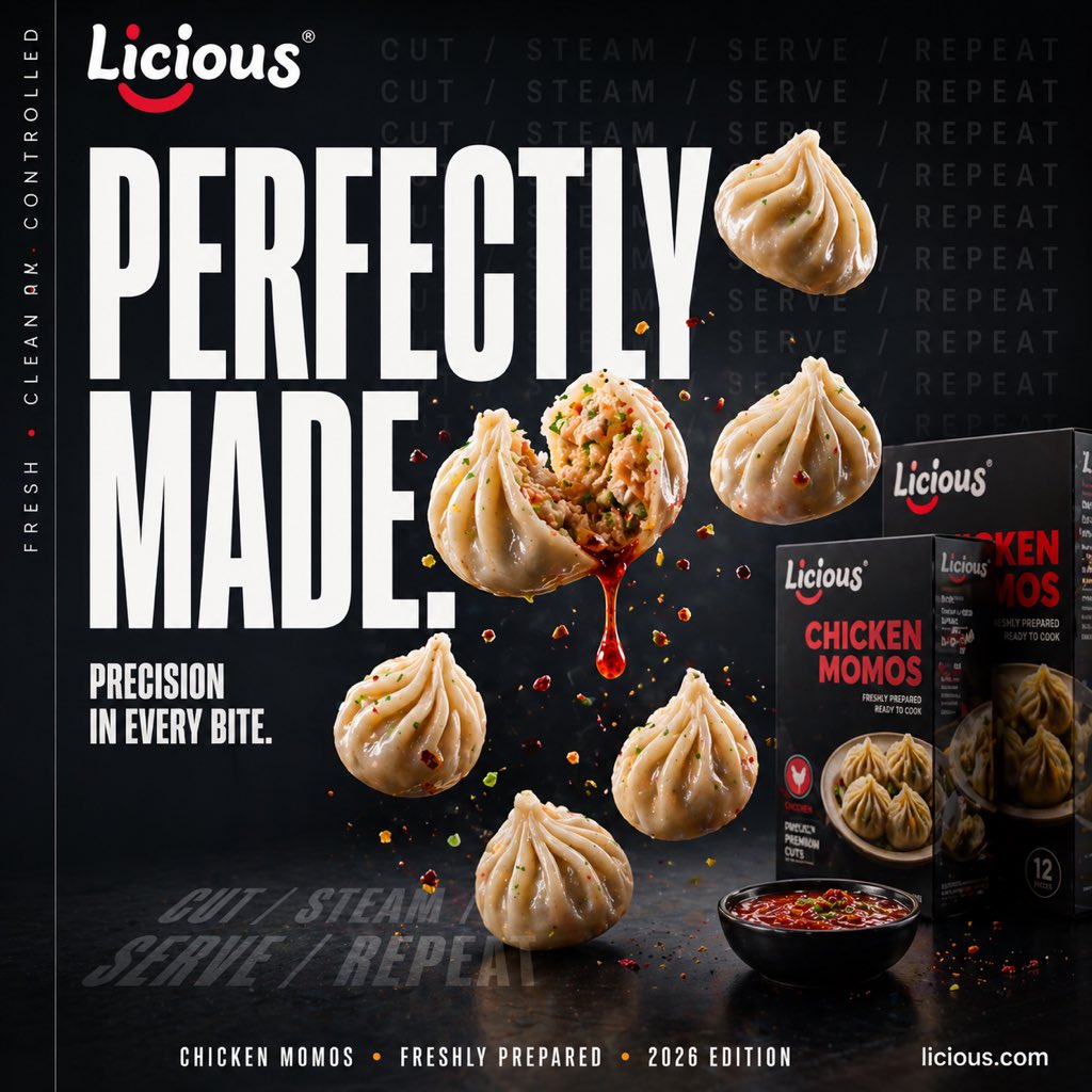 AI Prompt for Cinematic Food Branding: Generate a High-End Commercial for Chicken Momos.