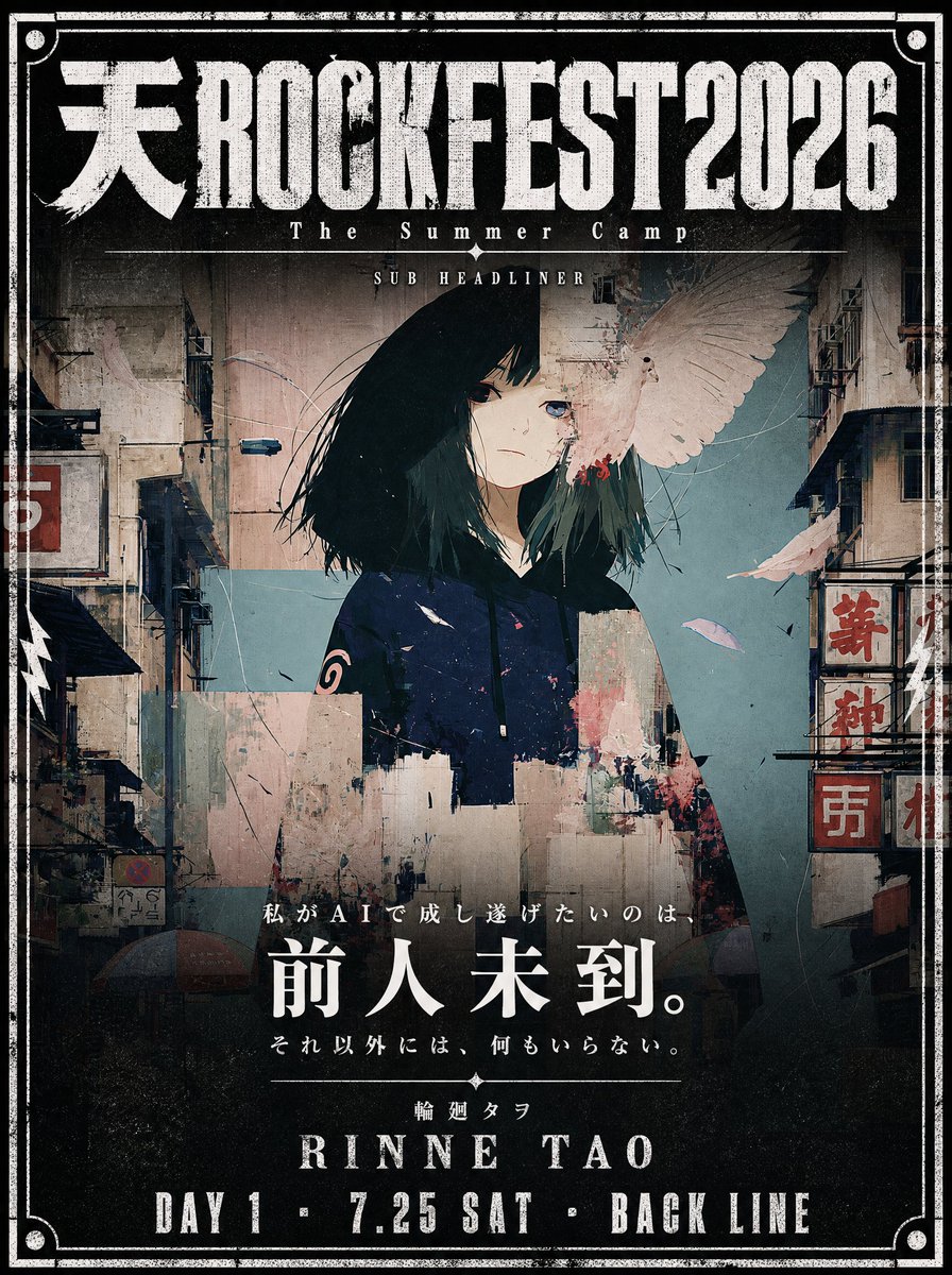 AI Prompt for Cinematic Music Festival Poster Design with Distressed Typography and Retro Layout