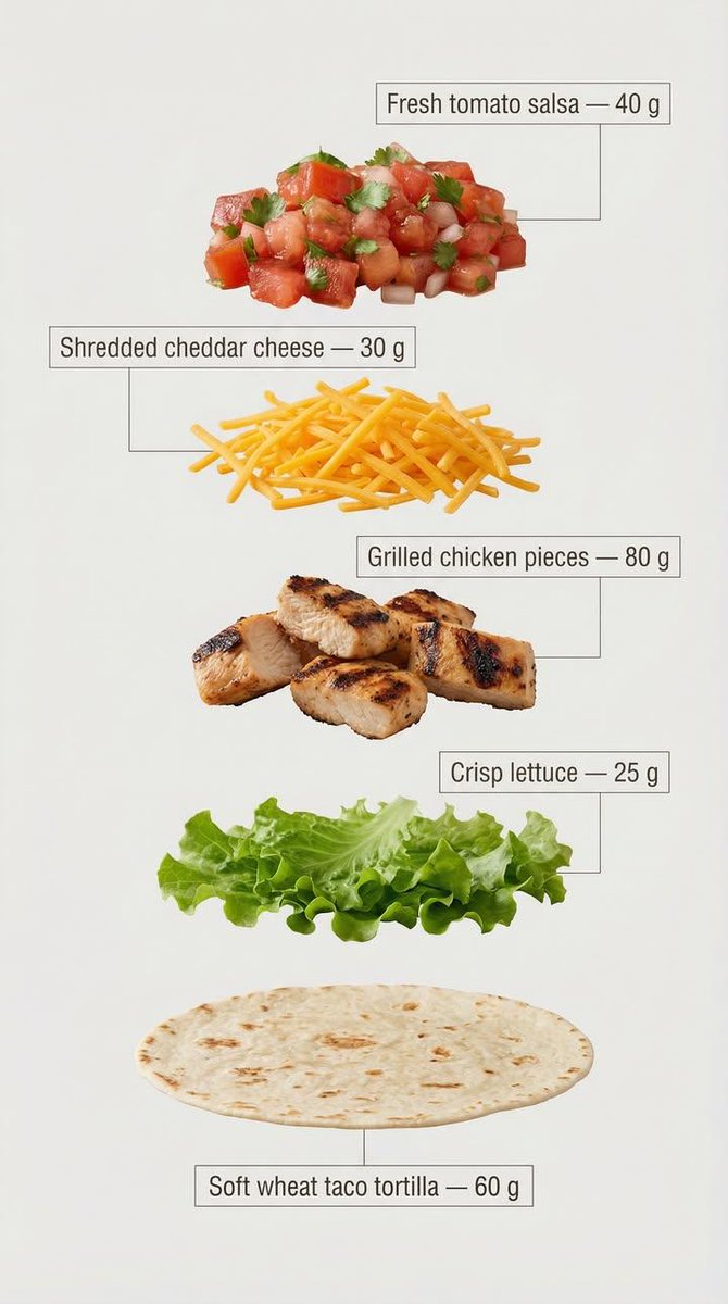AI Prompt for Commercial Taco Infographic Design
