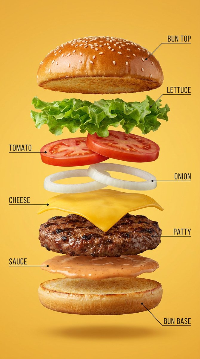 AI Prompt for Creating Realistic Food Infographics