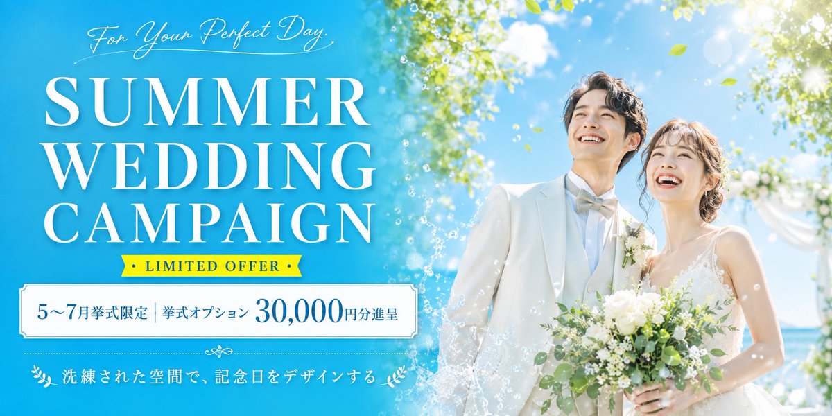 AI Prompt for Custom Wedding Marketing Banners with Minimalist Asian Typography