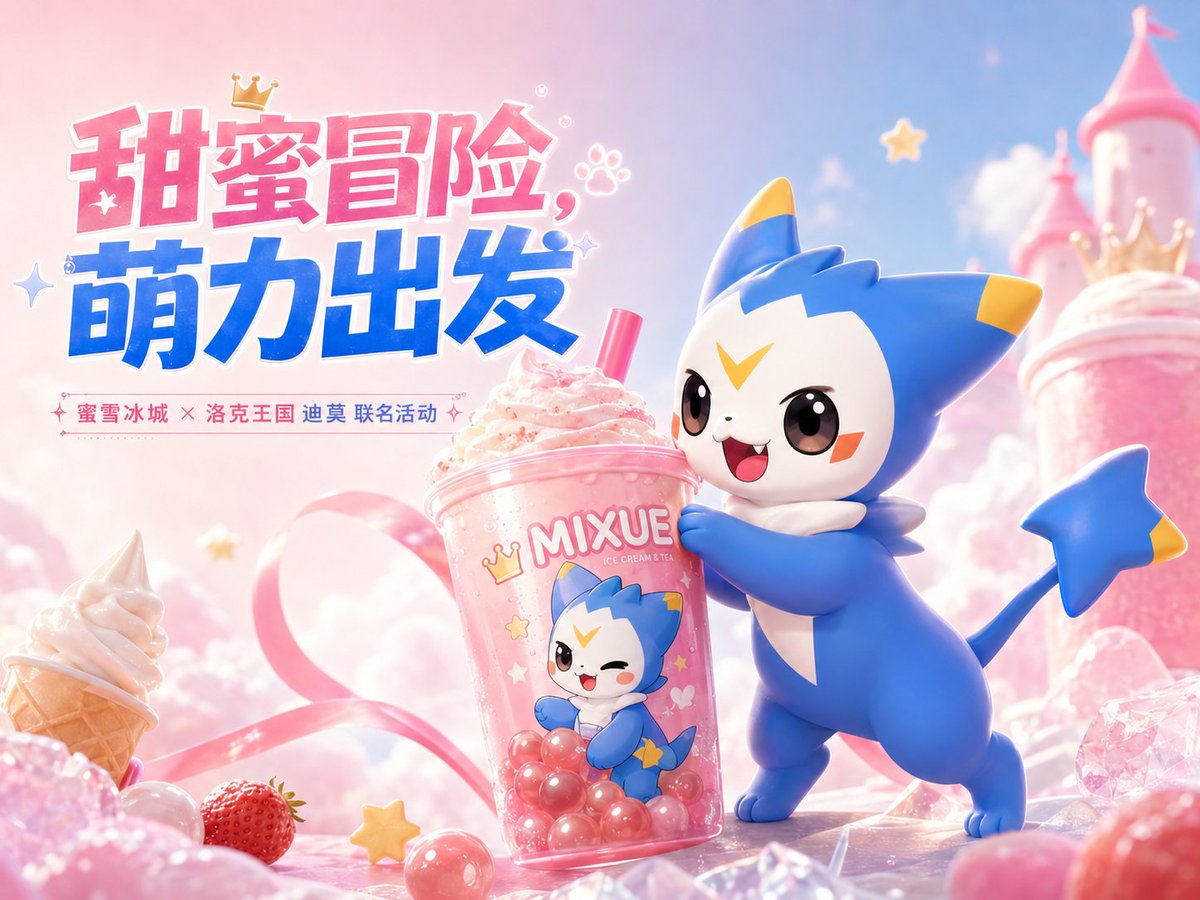 AI Prompt for Customizable 3D Candy Castle Poster Design