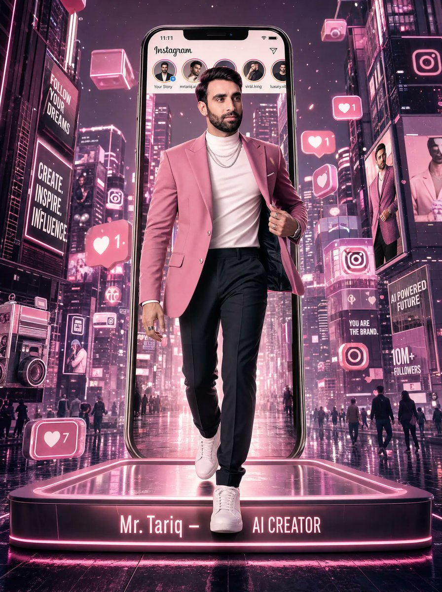 AI Prompt for Cyberpunk Social Media Poster