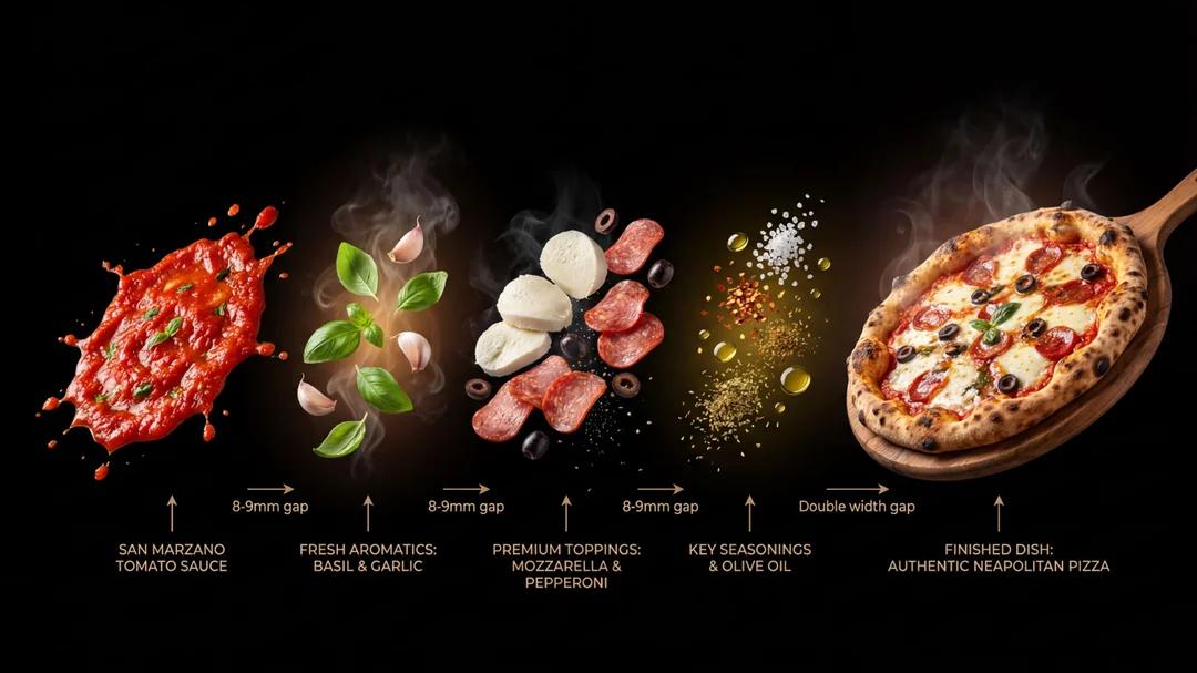 AI Prompt for Deconstructed Food Graphic Poster
