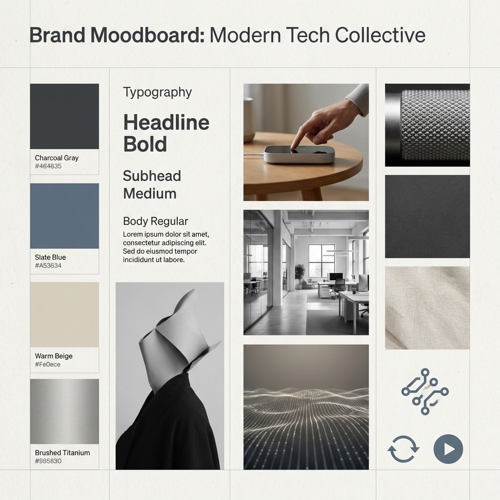 AI Prompt for Designer-Grade Brand Moodboard Generation