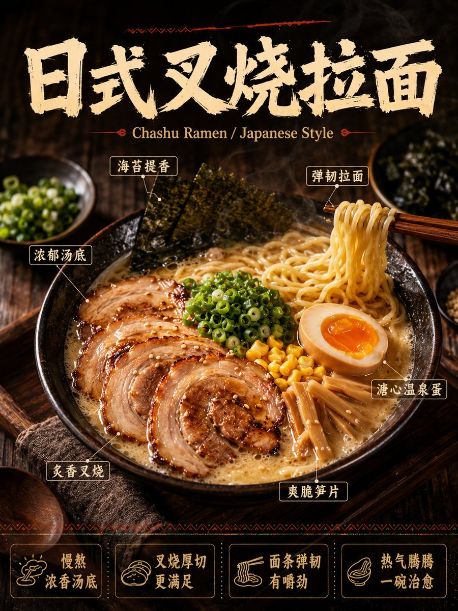 AI Prompt for Food Product Marketing Poster Design