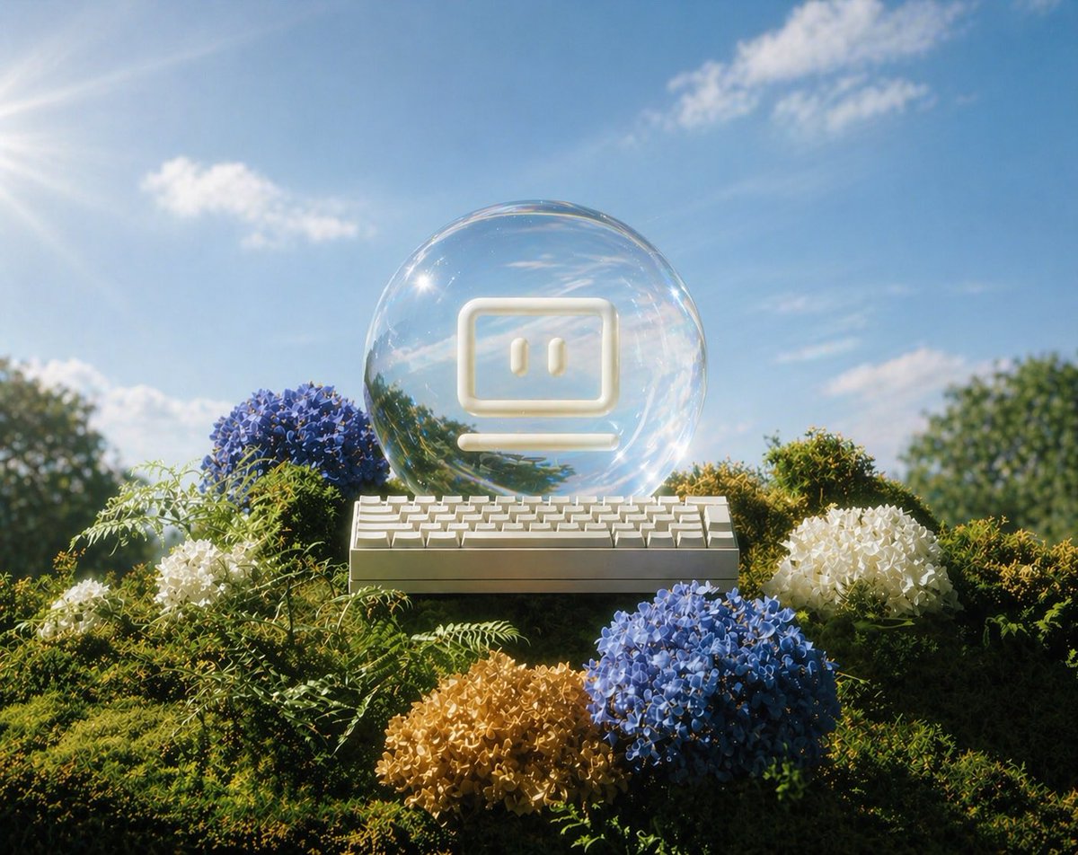 AI Prompt for Futuristic Transparent Orb in a Flower Garden Scene